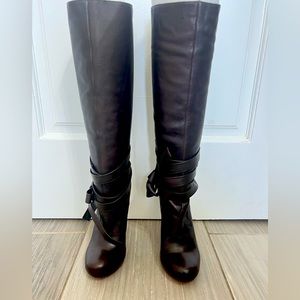 Bebe Raquel Boots size 6 Brown Leather